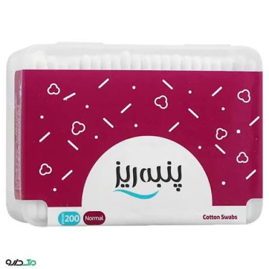 گوش پاک کن بزرگسال پنبه ریز 200 عددی