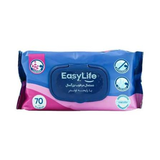 مرطوب ایزی لایف 70 برگی (لوندر)
